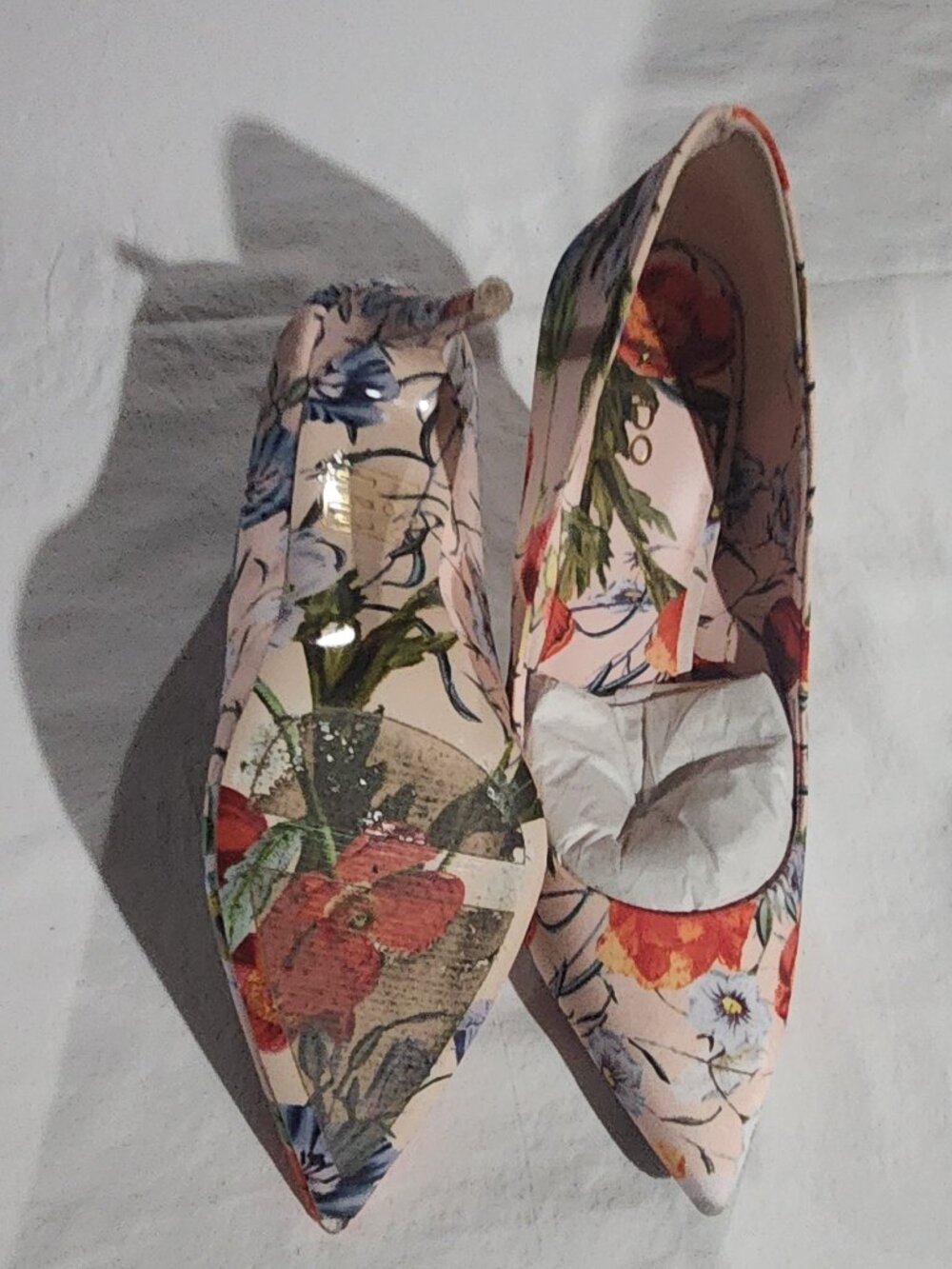 Aldo Pink Floral Pumps Size 8 - Picture 8 of 11